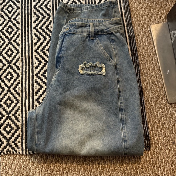 Bohemela Women's Blue Jeans - Picture 6 of 9